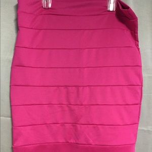 Pink skirt stretchy